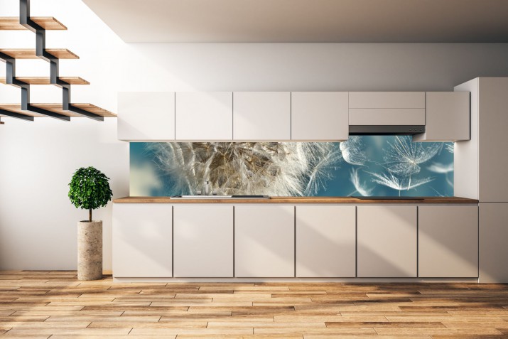 Panel szklany do kuchni  14299 dmuchawiec - zdjęcie 1