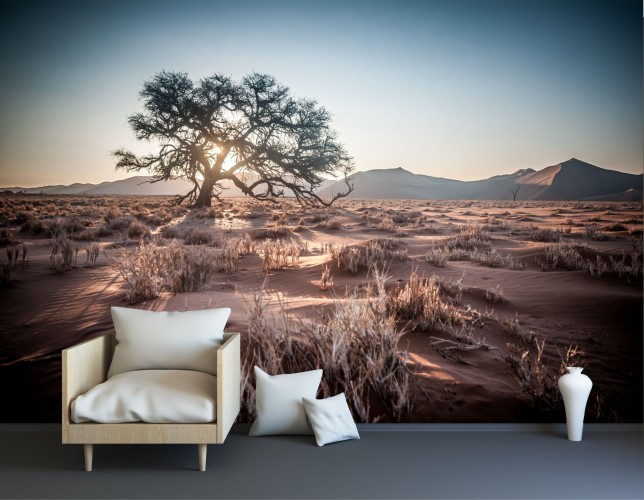 Tapeta ścienna flizelinowa do sypialni 10022 drzewo - zdjęcie 2