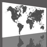 Obrazy ścienne jednoczęściowy z mapą świata 41100 Naklejkomania - zdjecie 2 - miniatura
