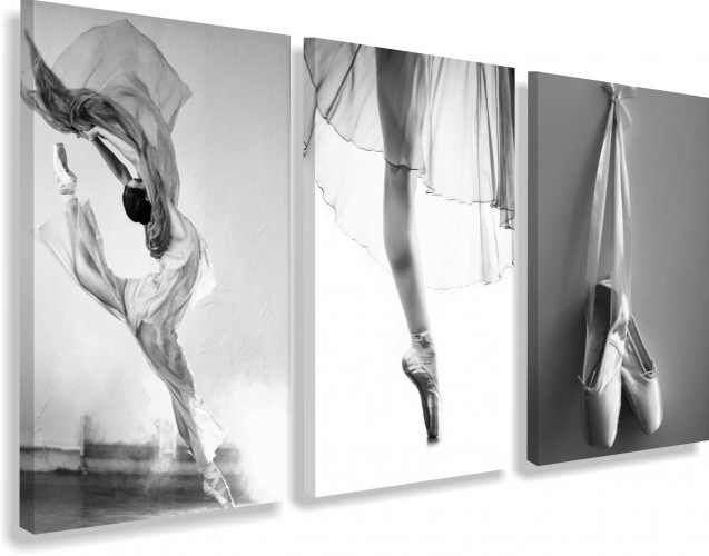 Obrazy na ścianę sypialni, salonu minimalistyczne, balet 20261 Naklejkomania - zdjecie 1