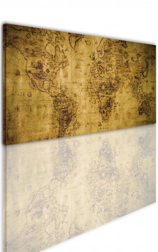 Tablice korkowe - mapa świata 5999 Naklejkomania - zdjecie 1