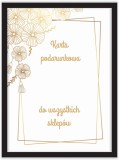 Plakat w ramie na pieniądze złoty kwiat PP002 Naklejkomania - zdjecie 4 - miniatura