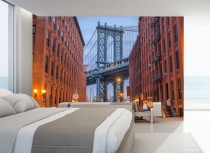 Fototapety na ścianę 236273316 3d uliczka nowy york most Naklejkomania - zdjecie 1 - miniatura