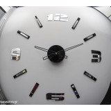 Zegar ścienny MIRROR  MASE L  60 x 65 cm (wys. x szer.) Naklejkomania - zdjecie 9 - miniatura