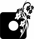 Naklejka pod kontakt włącznik- Kwiaty 67 Naklejkomania - zdjecie 1 - miniatura
