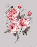 Classical vintage floral greeting card, watercolor bouquet of Naklejkomania - zdjecie 1 - miniatura