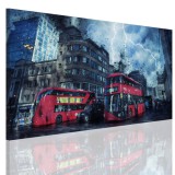 Obraz na ramie płótno canvas- miasto, Londyn, autobus 15064 Naklejkomania - zdjecie 1 - miniatura
