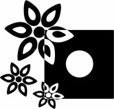 Naklejka pod kontakt włącznik- Kwiaty 6 Naklejkomania - zdjecie 1 - miniatura