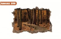 Naklejka na ścianę, dziura 3D las 319 Naklejkomania - zdjecie 2 - miniatura