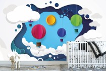Fototapety fototapeta dzieciece na ścianę  41081 z balonami Naklejkomania - zdjecie 1 - miniatura