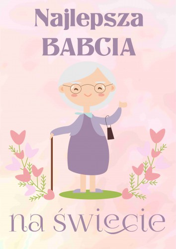 Zawieszka drewniana tabliczka ozdobna prezent na Dzień Babci 60034 - zdjęcie 2