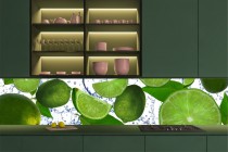 Panel szklany do kuchni 128710065 limonki Naklejkomania - zdjecie 1 - miniatura