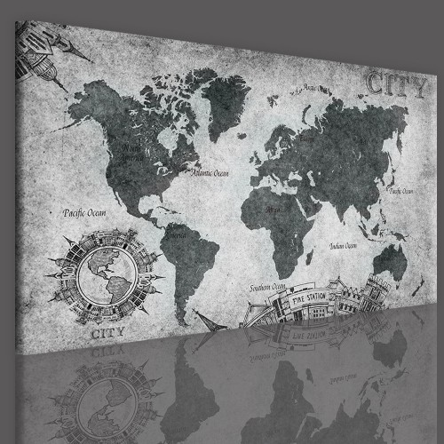 Obraz na ścianę mapa świata 41091 - zdjęcie 3