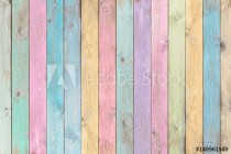 colorful pastel wood planks texture or background Naklejkomania - zdjecie 1 - miniatura