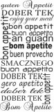 745 Naklejki na ścianę napisy do kuchni Bon Appetit Smacznego Naklejkomania - zdjecie 2 - miniatura