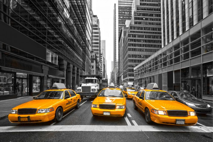 Fototapety Fotapeta na ścianę  Nowy Jork, żółta taxi 42508153 - zdjęcie 2
