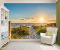 Fototapety na ścianę  162764718 wyjście na plażę pejzaż Naklejkomania - zdjecie 1 - miniatura