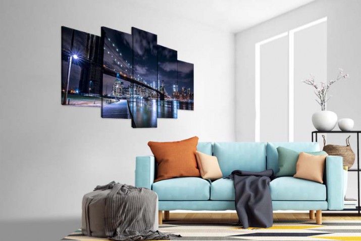 Obrazy 5 częściowe 15114  Miasto, Nowy Jork - zdjęcie 3