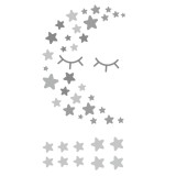 Naklejka ścienna dla dzieci - księżyc, gwiazdki 7014 Naklejkomania - zdjecie 2 - miniatura