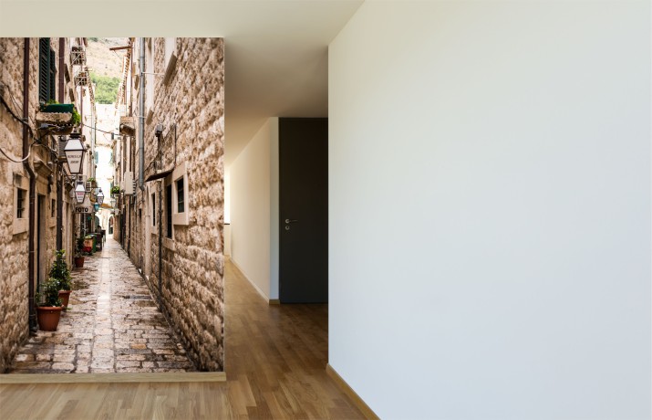 Fototapety na ścianę 180935770 wąska uliczka stare miasto