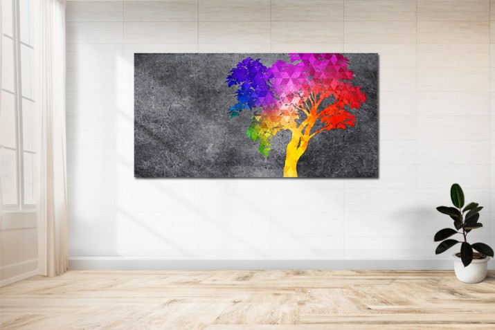Obraz na ramie płótno canvas- obraz do sypialni drzewo, niebo 5144 - zdjęcie 3