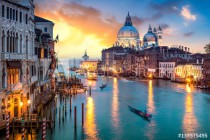 Venedig bei Sonnenuntergang Naklejkomania - zdjecie 1 - miniatura