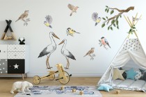 Naklejki na ścianę dla dzieci ptaki 40313 Naklejkomania - zdjecie 1 - miniatura