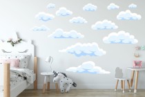 Naklejki na ścianę dla dzieci 9923 chmury chmury Naklejkomania - zdjecie 1 - miniatura