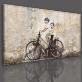 Obraz na ścianę do sypialni salonu rower 41439 Naklejkomania - zdjecie 3 - miniatura
