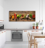 Obraz na ścianę do kuchni warzywa, przyprawy, zioła 20234 Naklejkomania - zdjecie 2 - miniatura