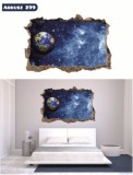 Naklejka na ścianę, dziura 3D,299 kosmos Naklejkomania - zdjecie 2 - miniatura