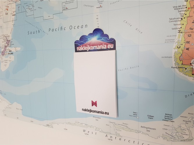 Mapa ferromagnetyczna świata, mapa na magnesy mapa samoprzylepna - zdjęcie 2