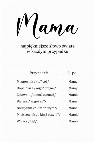 Tabliczka drewniana ozdobna prezent Dzień Mamy 43008 - zdjęcie 2