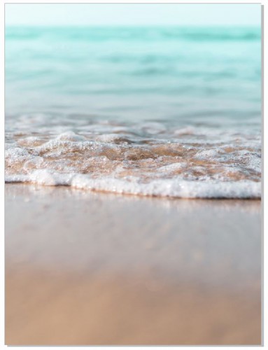 Plakat Morze Plaża Fale  61006 Naklejkomania - zdjecie 1