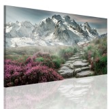 Obraz na ramie płótno canvas- pejzaż, góry, szlak, droga 15063 Naklejkomania - zdjecie 1 - miniatura