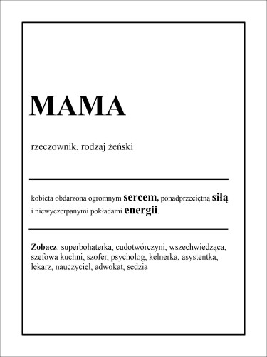 Plakat w ramie na Dzień Mamy 20307 - zdjęcie 2