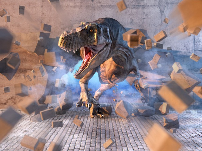 Tapeta samoprzylepna na ścianę dinozur 3d 40402 - zdjęcie 2