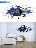 Naklejki 3D motyw 210 helikopter Naklejkomania - zdjecie 1 - miniatura