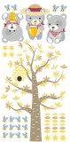 Naklejka ścienna dla dzieci -  misie, drzewo 7053 Naklejkomania - zdjecie 3 - miniatura