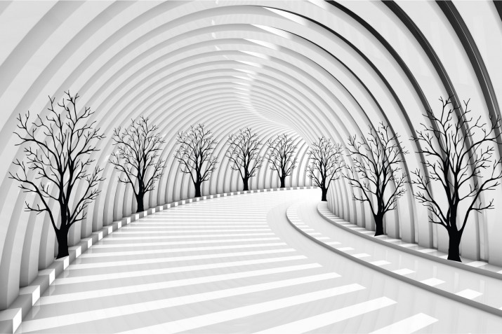 Fototapety na ścianę 3d tunel 40417 - zdjęcie 2