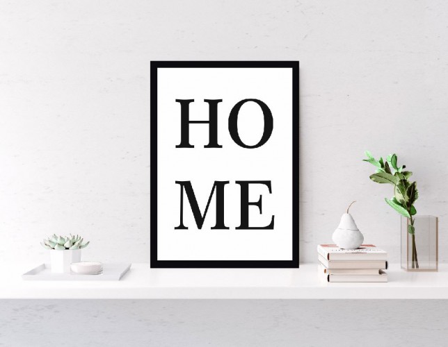 Plakat napis HOME 61195 - zdjęcie 2