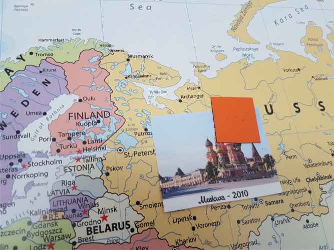 Mapa ferromagnetyczna świata, mapa na magnesy mapa samoprzylepna - zdjęcie 5