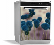 Maty magnetyczne okleiny na zmywarkę niebieskie kwiaty 227621028 Naklejkomania - zdjecie 1 - miniatura