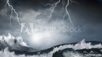 Stormy sea weather Naklejkomania - zdjecie 1 - miniatura