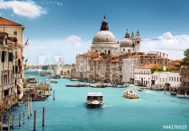 Grand Canal and Basilica Santa Maria della Salute, Venice, Italy Naklejkomania - zdjecie 1 - miniatura