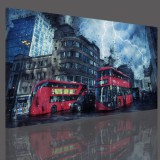Obraz na ramie płótno canvas- miasto, Londyn, autobus 15064 Naklejkomania - zdjecie 3 - miniatura