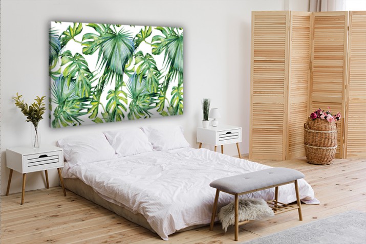 Obraz ścienny canvas na ramie 15165 liście monstera - zdjęcie 2