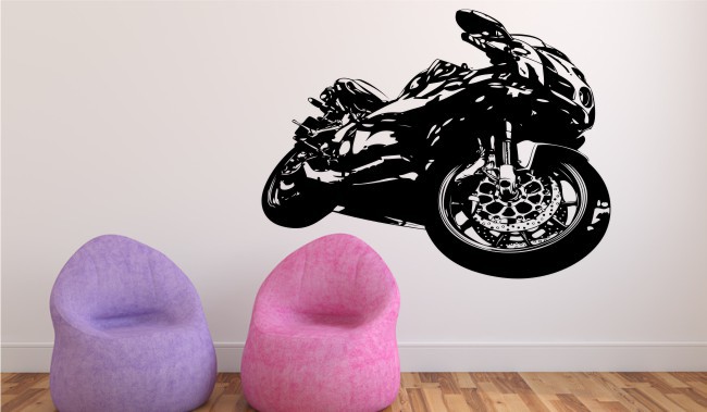 Naklejka dekoracyjna na ścianę, motor 422 - zdjęcie 2