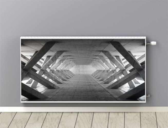 Maskownica mata magnetyczna na grzejnik kaloryfer 337994363 tunel 3d - zdjęcie 1