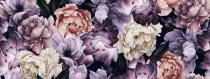 Mata magnetyczna na zmywarkę okleina kwiaty liście 301621818 Naklejkomania - zdjecie 2 - miniatura